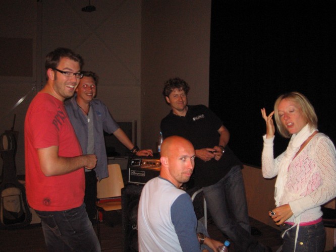 Left to Right: Wilco, Mattias, Henk, Alco and Jessica